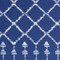 Homeroots 6 x 9 ft. Navy Blue & Ivory Berber Pattern Area Rug 385831 - alternate 4